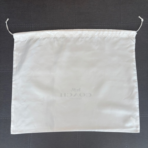 Coach White Satin Dust Bag - Picture 2 of 3